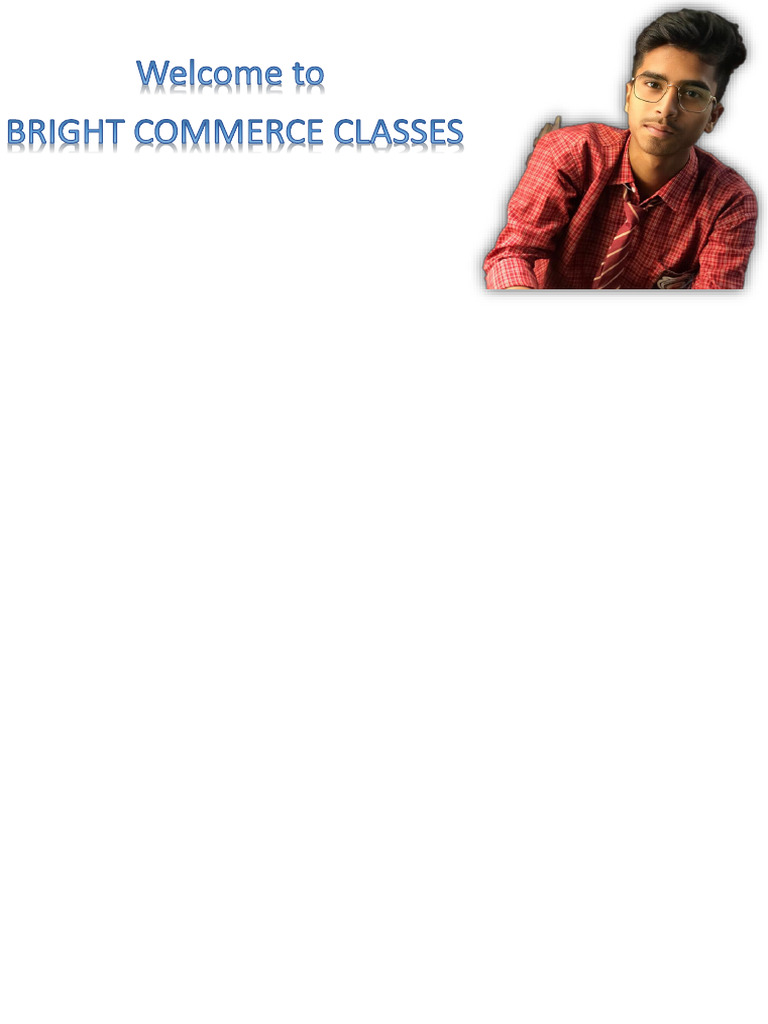 Bright Commerce Classes | PDF