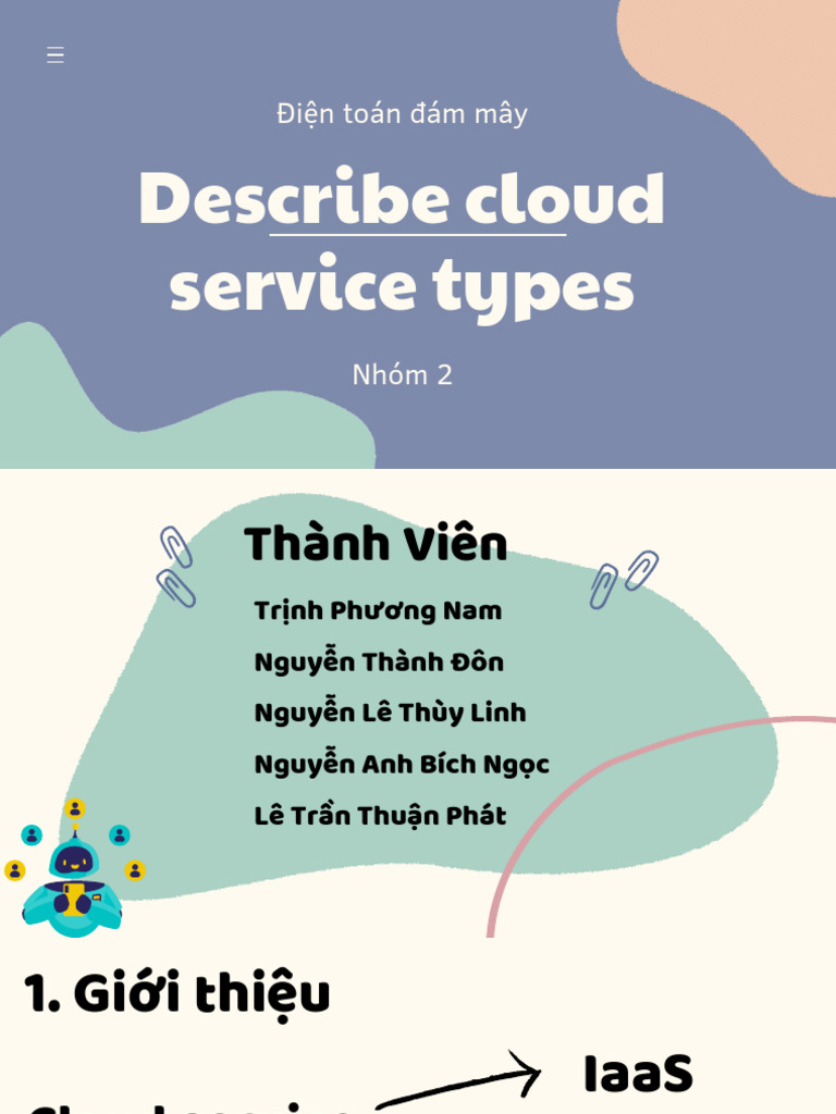 Describe Cloud Service Types - Group 2 | PDF