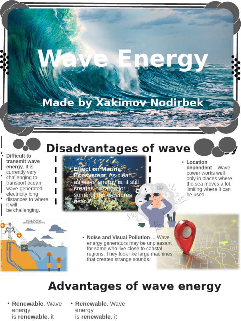 Pros and Cons of Wave Energy | PDF