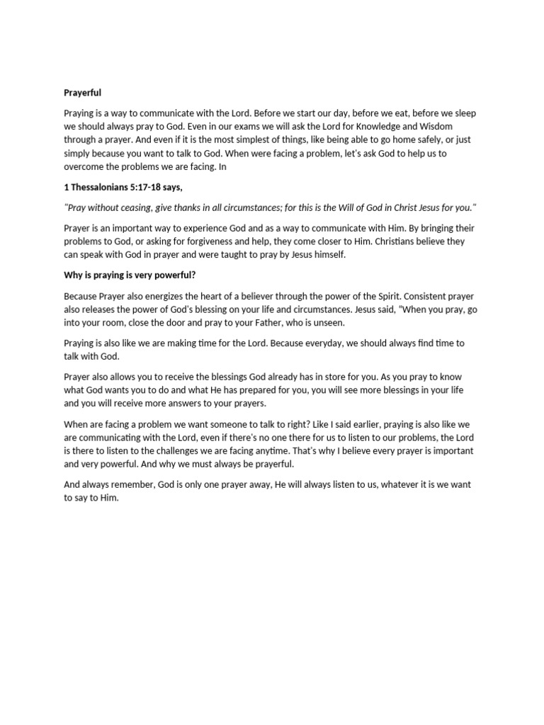 Prayerful PDF