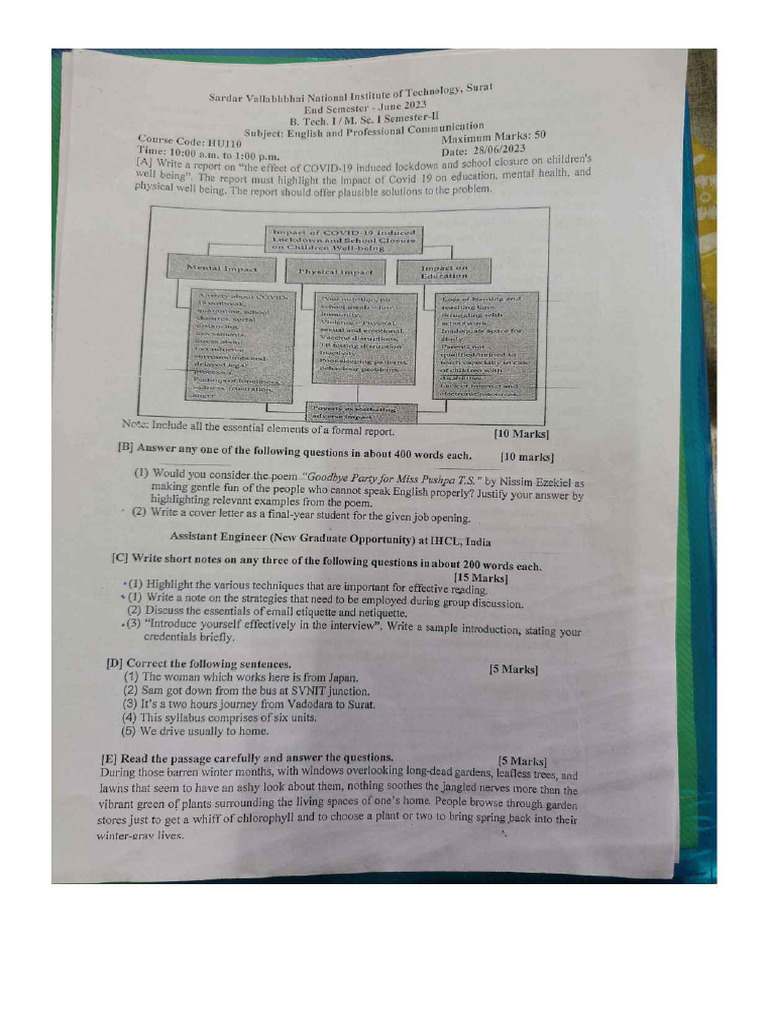 EPC Endsem Jun 2023 | PDF