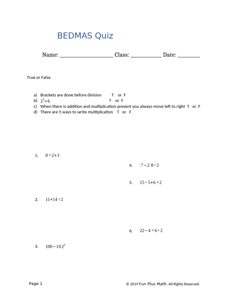 bedmas-quiz-pdf