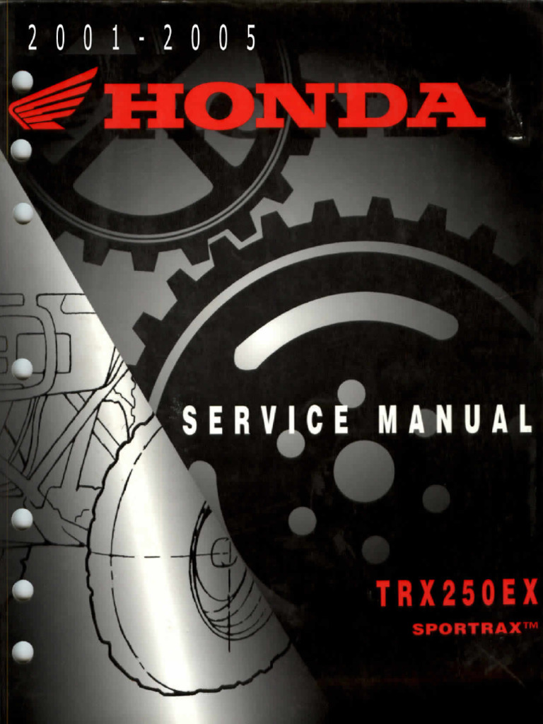 2004 HONDA TRX250EX SERVICE MANUAL PDF visual data 2
