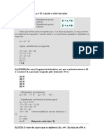 Exercicios de Pa e Pg