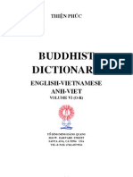 Buddhist Dictionary Anh-Viet
