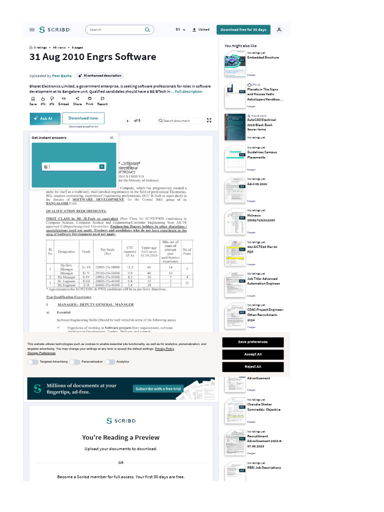WWW Scribd Com Document 41726928 31 Aug 2010 Engrs Software... | PDF ...