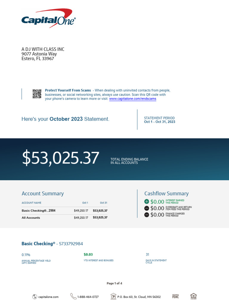 5733792984-Stmt-Oct | PDF | Debit Card | Credit Card