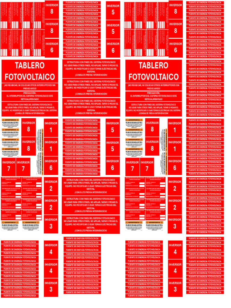 Diagrama Unifilar Fotovoltaico | PDF | Red eléctrica | Sistema fotovoltaico