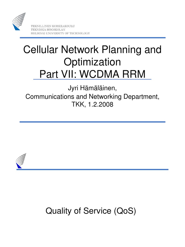 Cellular Network Planning and Optimization Part7 | PDF | Quality Of ...