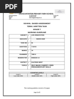 English Fal Grade 7 Term 1 2024 Eemplar Task | PDF | Verb | Mind
