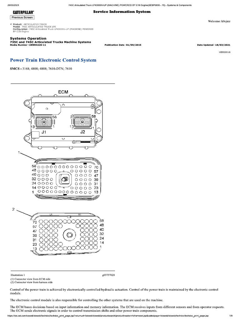 745C Articulated Truck - Systems & Components | PDF