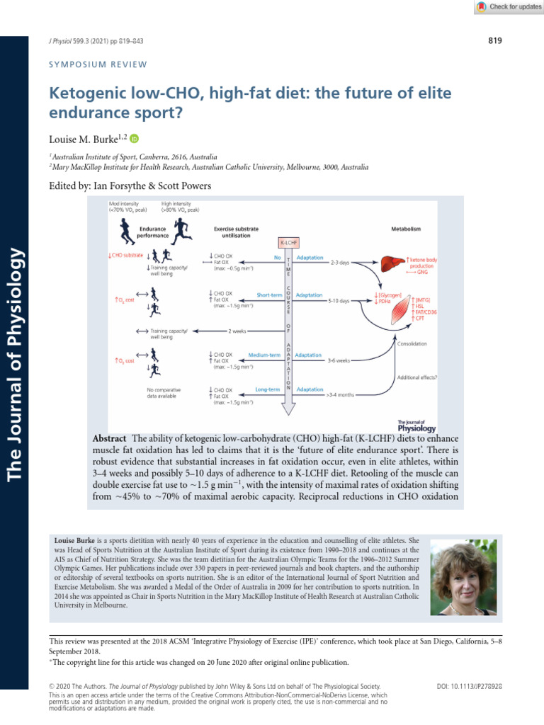 Ketogenic Diet and Performance | PDF | Glycogen | Dieting