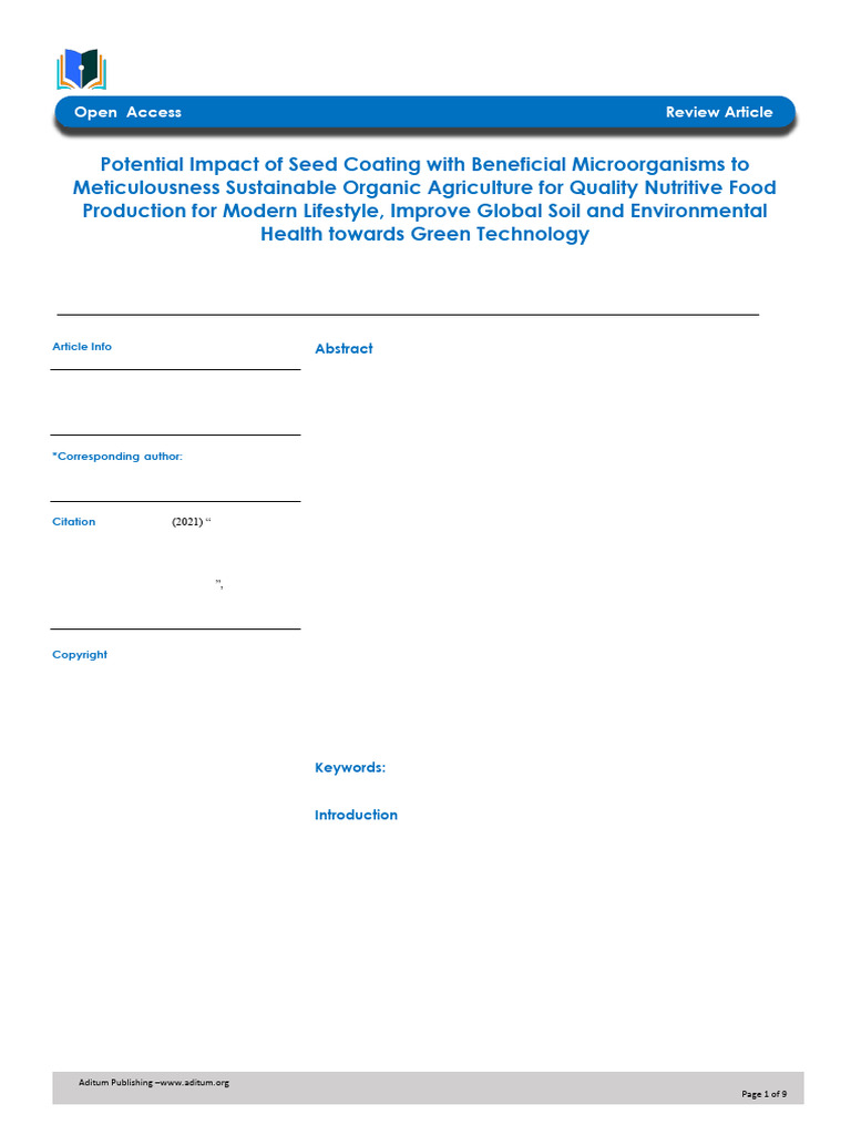 Coat - Seed Coating 1624443507galley - Proof | PDF | Legume | Seed