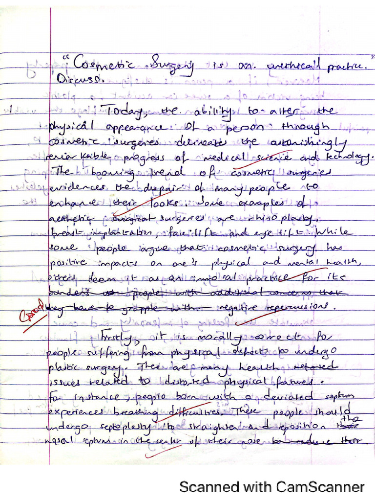 Cosmetic Surgery Pdf