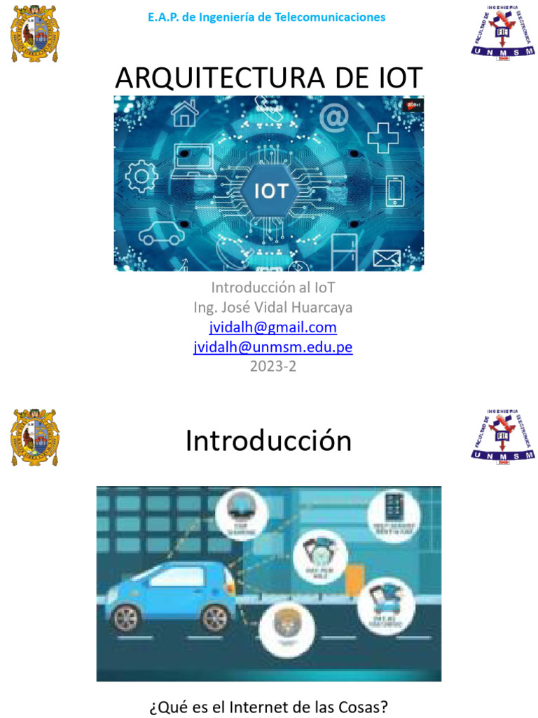 Arquitectura de IoT en Redes Telemáticas | PDF | Internet de las Cosas ...