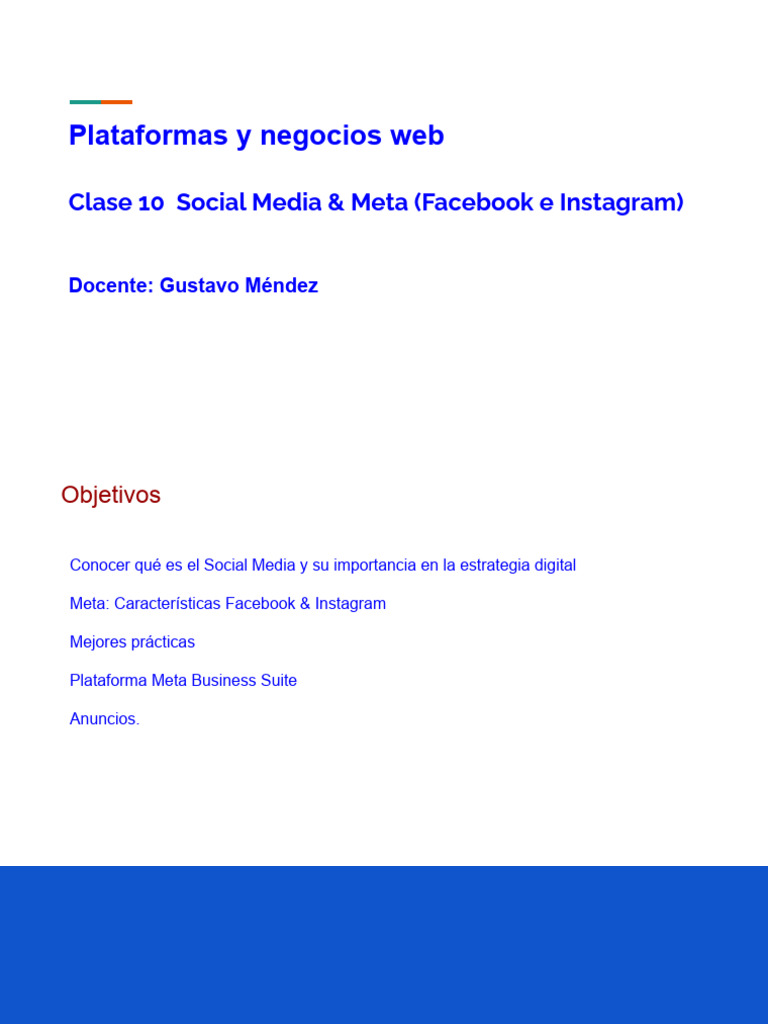 Estrategias de Marketing en Facebook e Instagram | PDF | Facebook ...