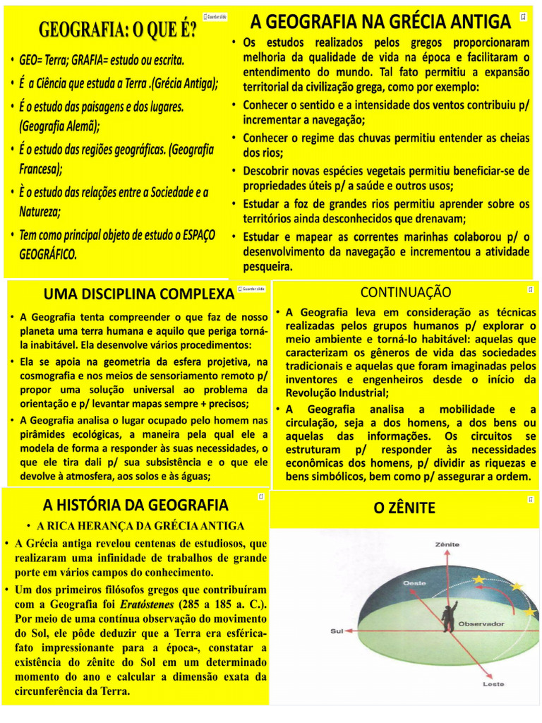 Texto Sobre Origem Da Geografia | PDF