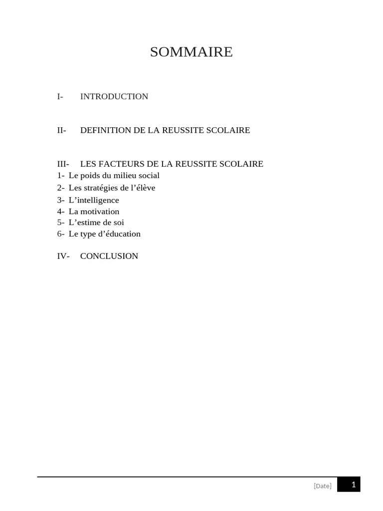 Facteurs clés de la réussite scolaire | PDF | Motivation | Motivant