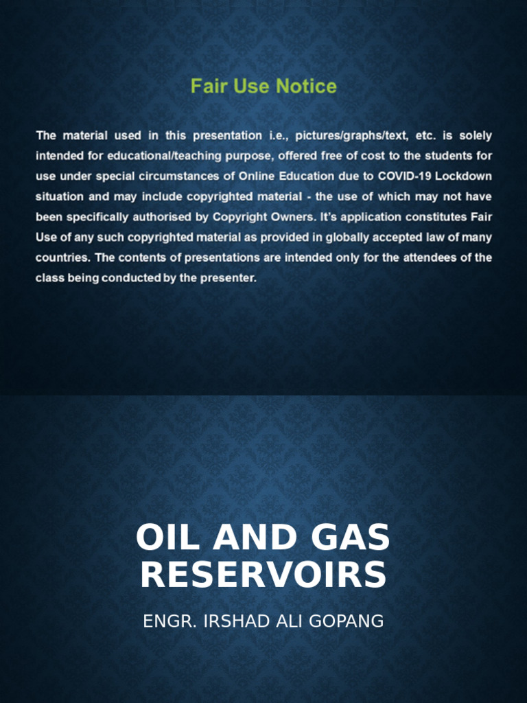 Understanding Oil and Gas Reservoirs | PDF | Petroleum Reservoir | Gases