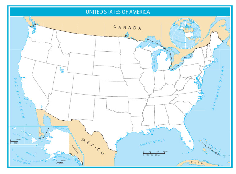 United States Map Unlabelled | PDF