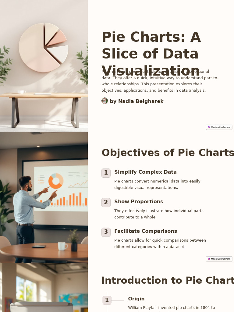 Pie Charts a Slice of Data Visualization | PDF