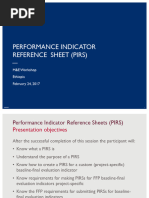 USAID Performance Indicator Reference Sheet | PDF | Performance ...