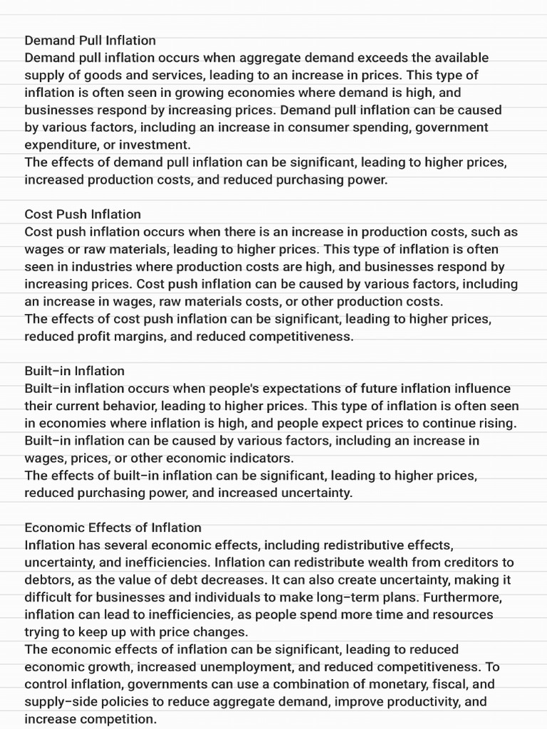 Inflation | PDF