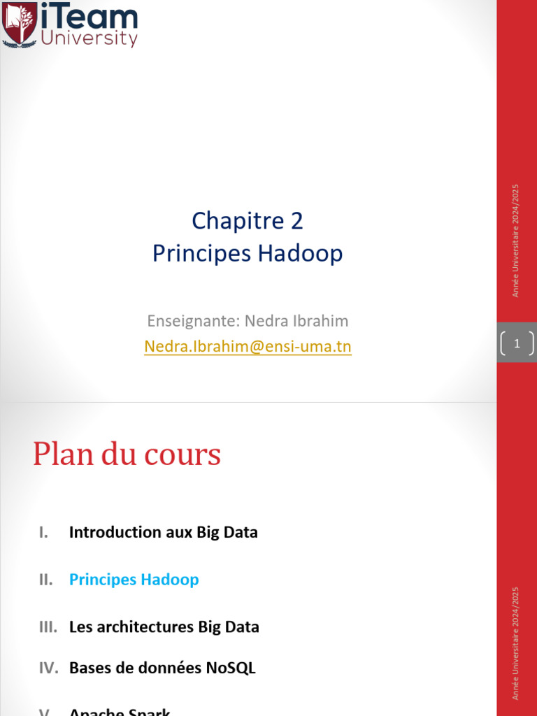 Principes de Hadoop et Big Data | PDF | Apache Hadoop | MapReduce