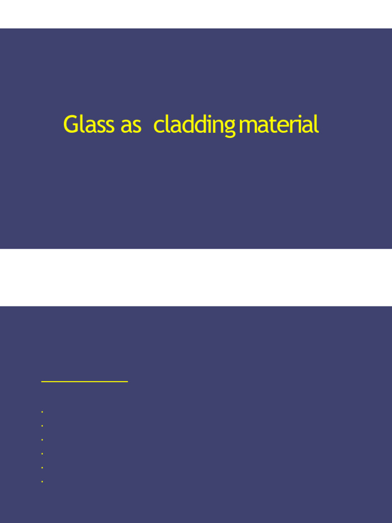 Glass Cladding Types and Applications | PDF | Truss | Wall