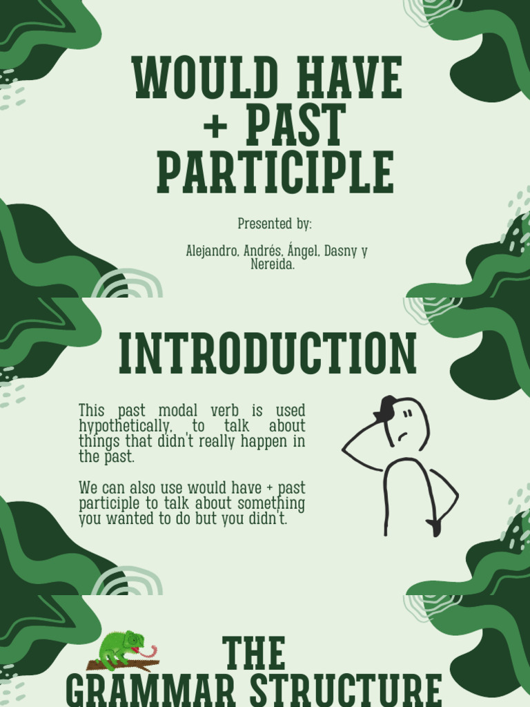 Would Have + Past Participle | PDF