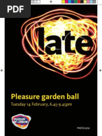 Download Pleasure Garden Ball Programme by Museum of London SN81578232 doc pdf