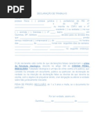 ATESTADO DE TRABALHO
