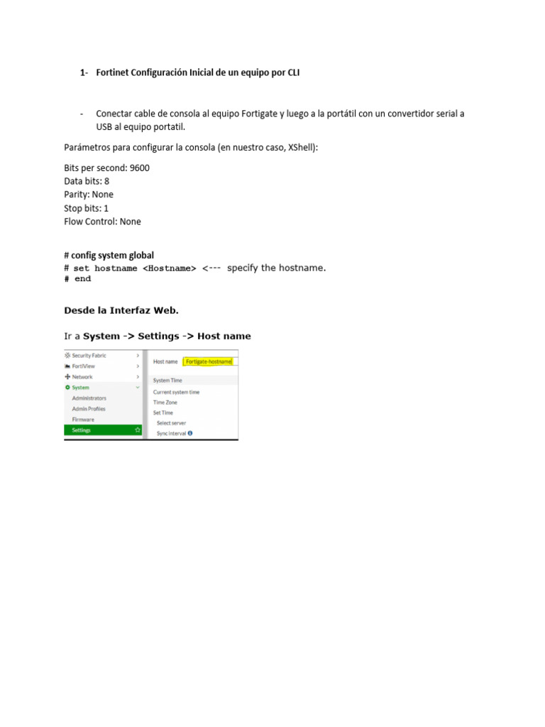 Fortinet Guia Configuracion | PDF | Red privada virtual | Dirección IP