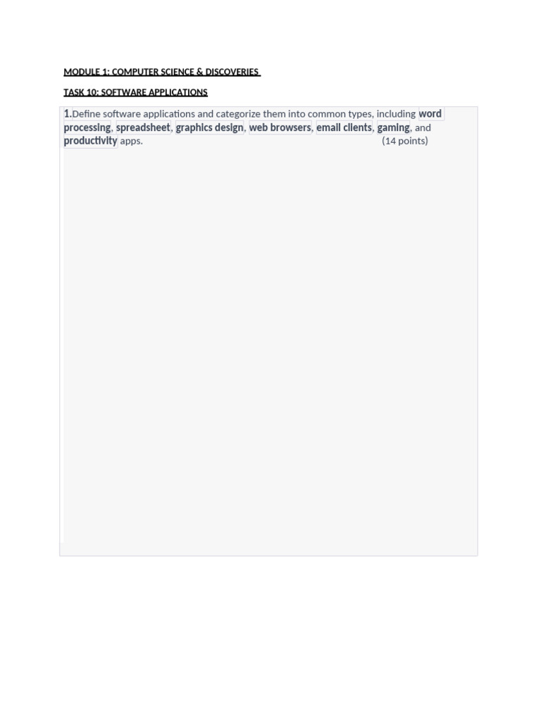 Computer Science & Discoveries Task 10 | PDF