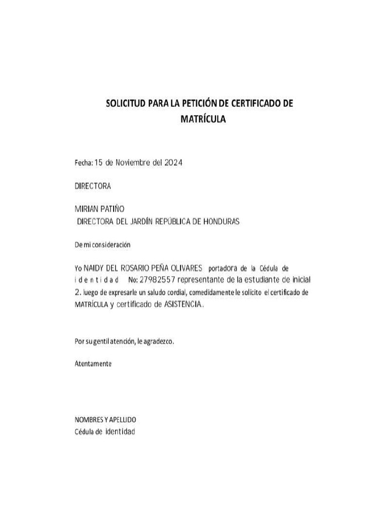SOLICITUD | PDF