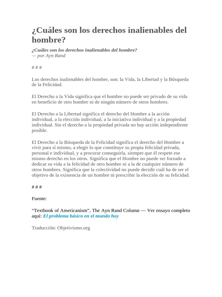 Master Derecho 24-25 DERECHOS INALIENABLES | PDF