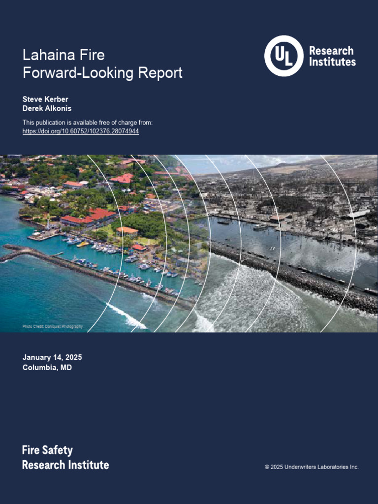 Lahaina Fire Incident Analysis Report | PDF | Emergency Management ...