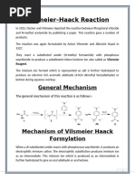 Vilsmeier-Haack Reaction Overview | PDF | Acid | Amide