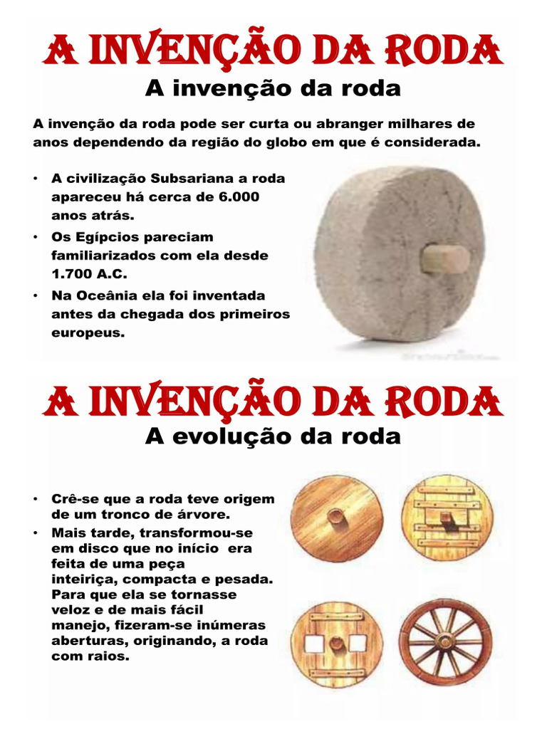 Invenção Da Roda | PDF