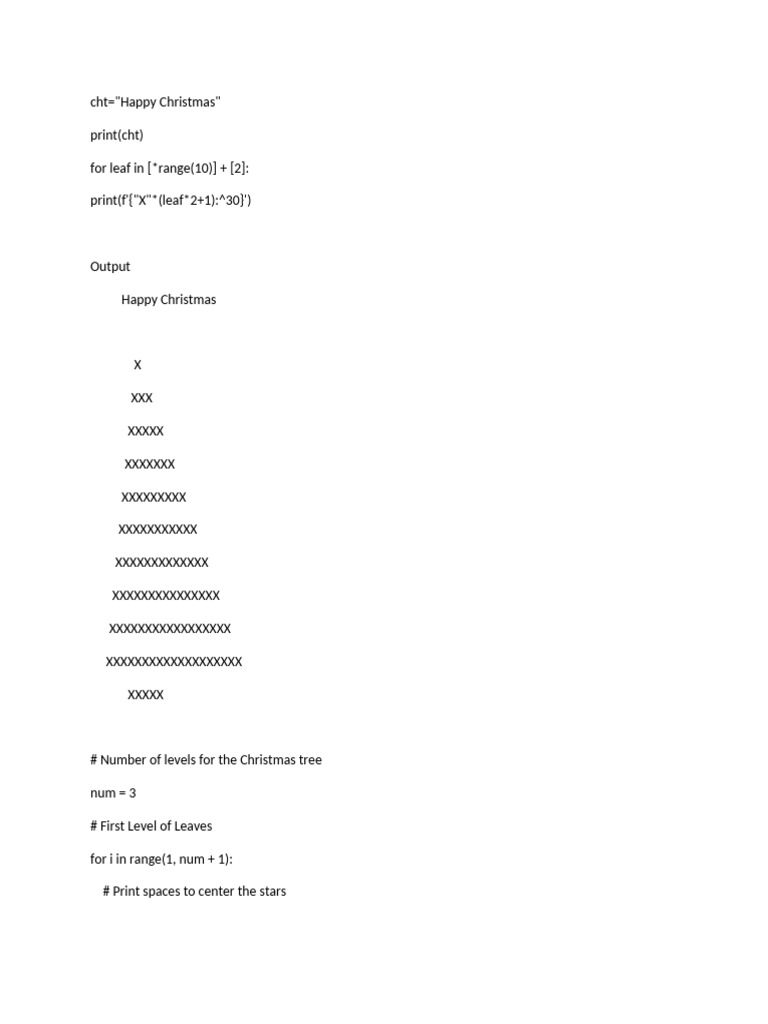 Tiny picture of christmas tree pdf sketch