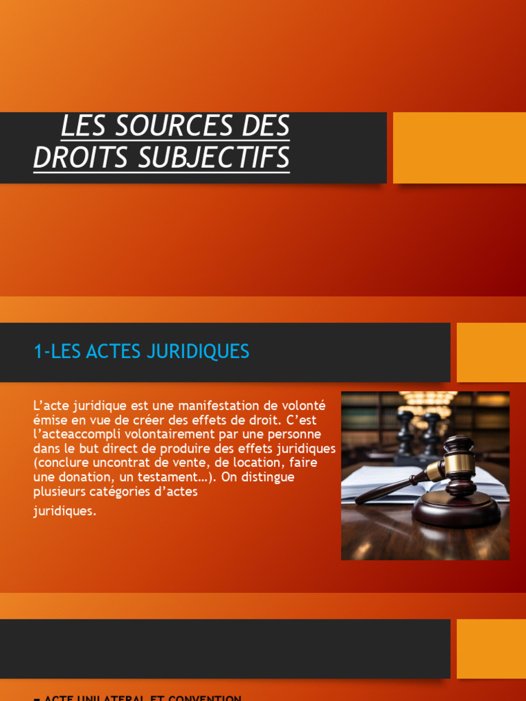 Actes juridiques et faits juridiques | PDF | Justice | Crime et violence