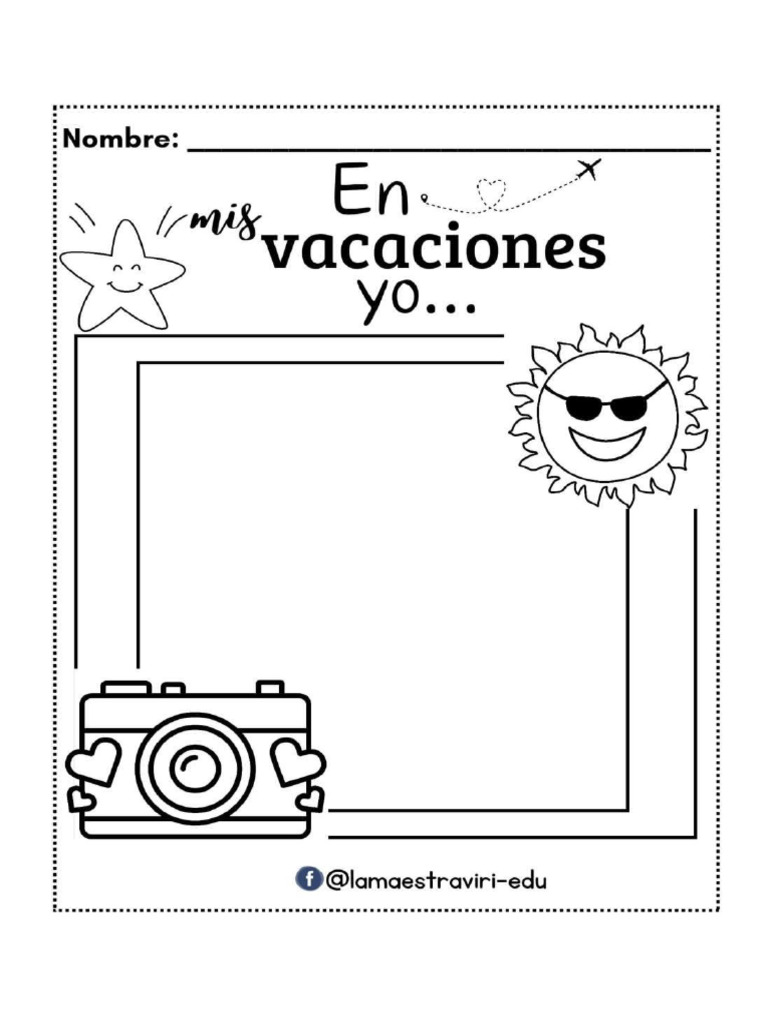 En Mis Vacaciones Yo Pdf