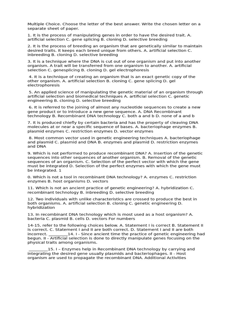 Genetic Pdf Molecular Cloning Plasmid