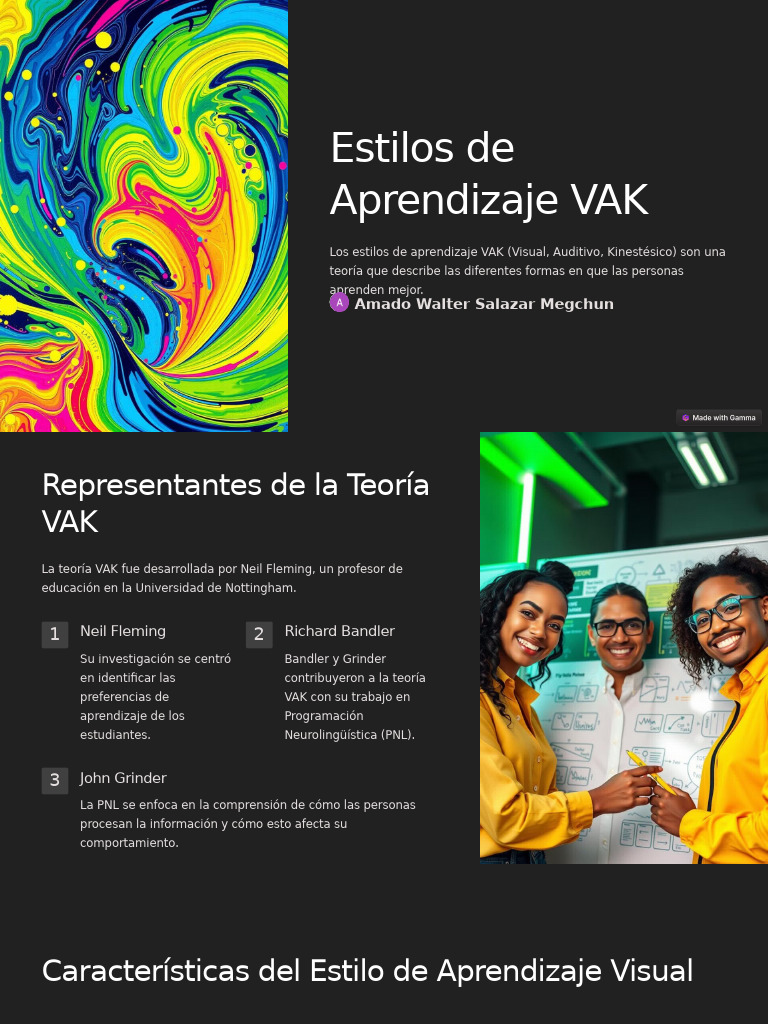 Estilos-de-Aprendizaje-VAK [Autoguardado] | PDF | Aprendizaje | Bailes