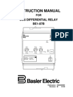 Basler BE1-87B Manual