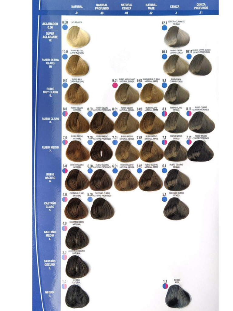 Carta Colores Tint | PDF