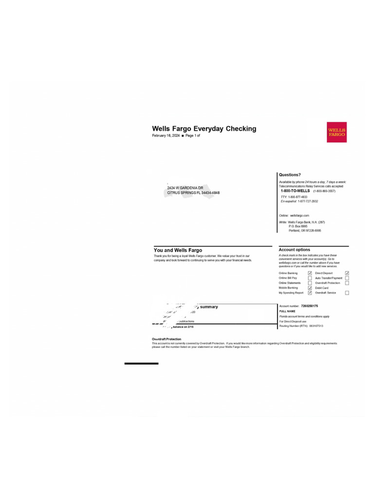 Ocr Copy of Business Checking Editado (2) - Output | PDF | Personal ...