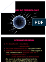 Notiuni de Embriologie