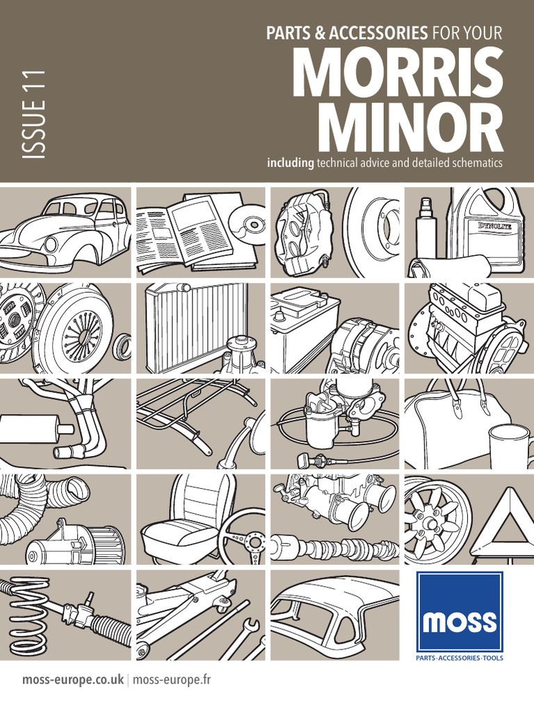 Moss Europe Parts & Accessories Guide | PDF | Clutch | Pipe (Fluid