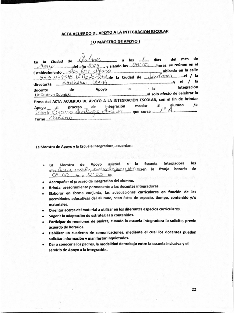Acta de Acuerdo - 240306 - 083609 | PDF
